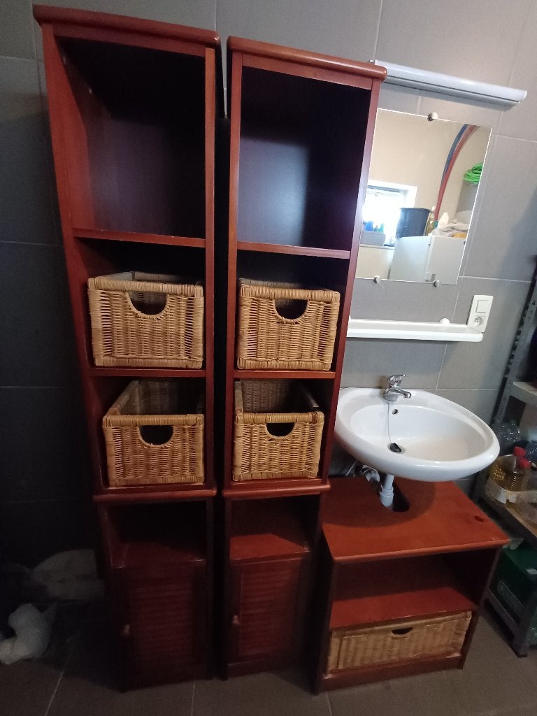 Badkamermeubel, Meuble lavabo, Utilisé, Moins de 50 cm, 150 à 200 cm
