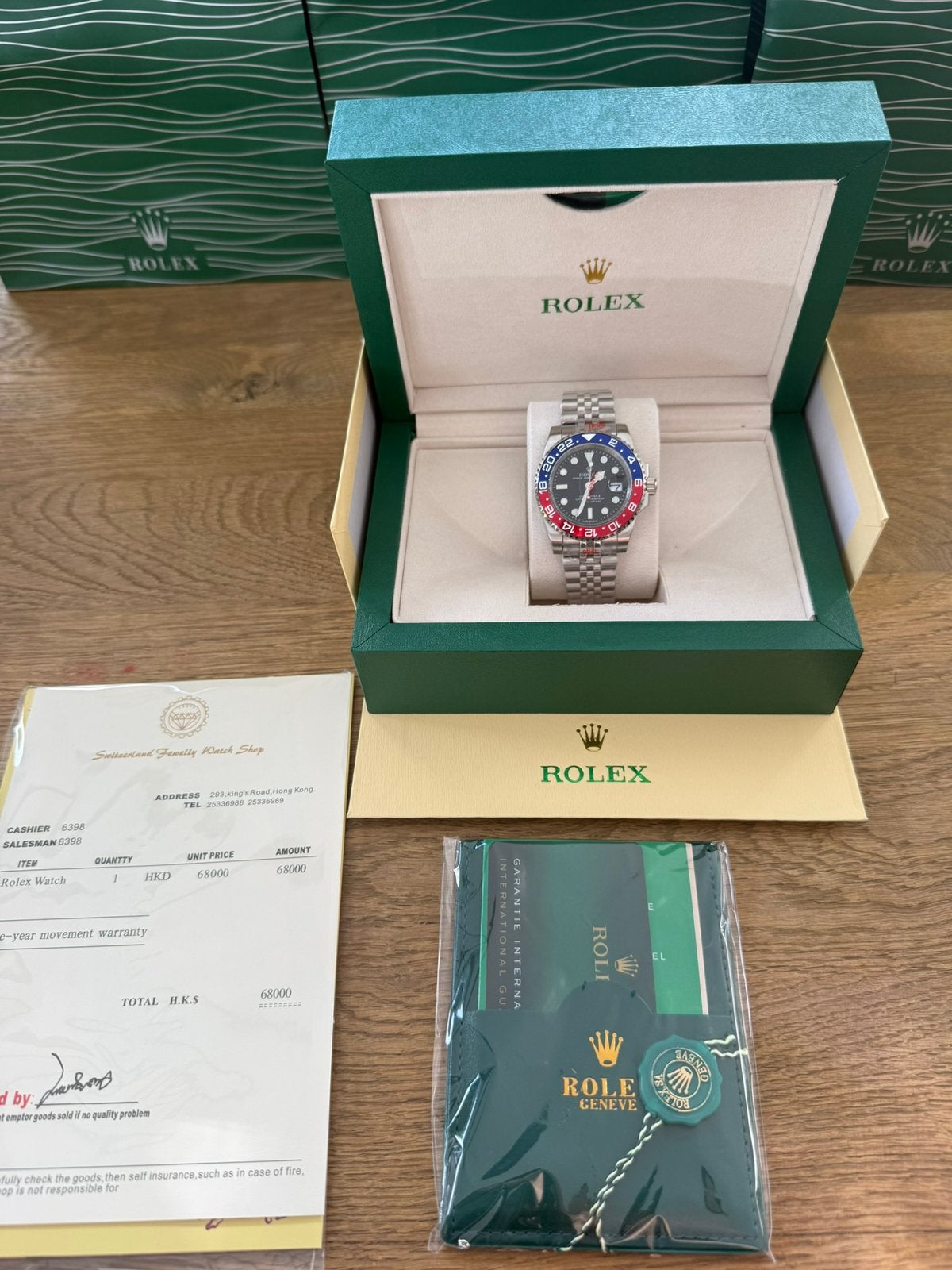 ROLEX GMT-MASTER II « PEPSI », Enlèvement ou Envoi, Neuf, Montre-bracelet, Rolex