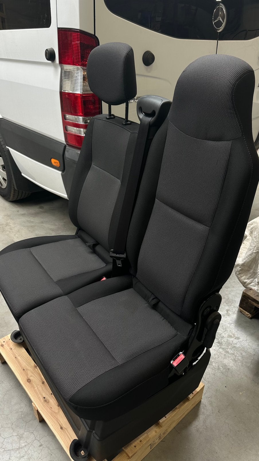 dubbele passagiers bank Renault Master bj. 2022 top conditie, Ophalen, Gebruikt, Renault
