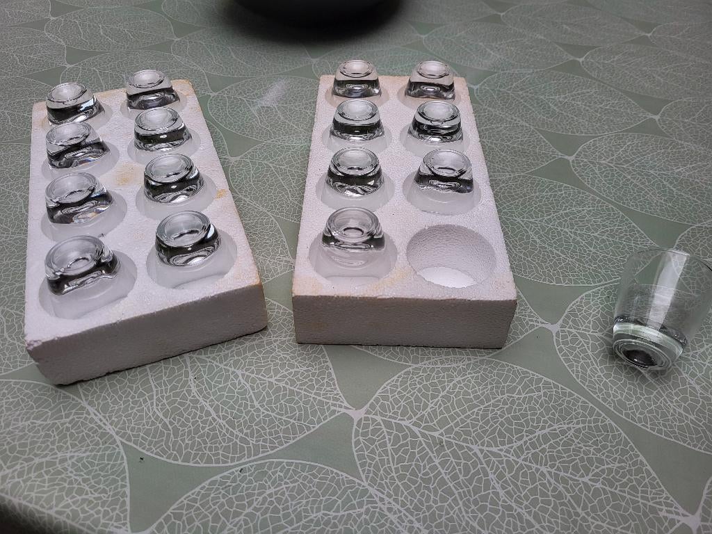 16 apero hapjes glaasjes tapas (zie foto's), Neuf, Verre ou Verres, Enlèvement ou Envoi, Verre