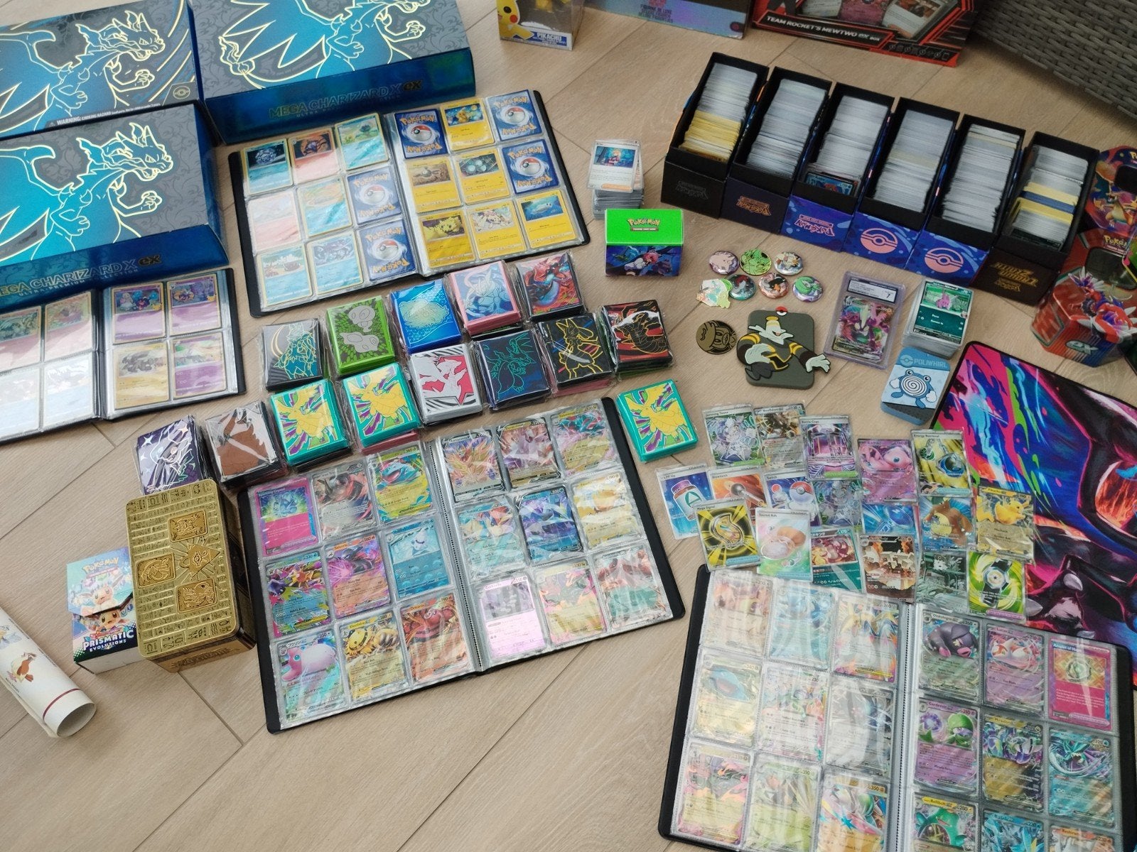 Pokémon lot van een +- 3000- 4000 kaarten., Ophalen