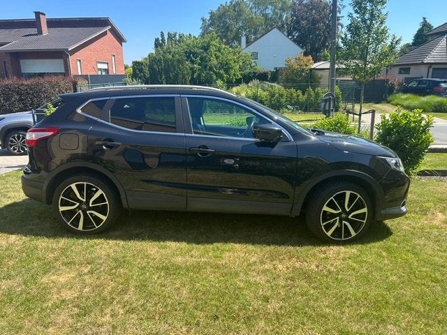 Nissan Qashqai TEKNA full option 2017, 1ste eigenaar, 1497 cc, 4 cilinders, Zwart, Leder