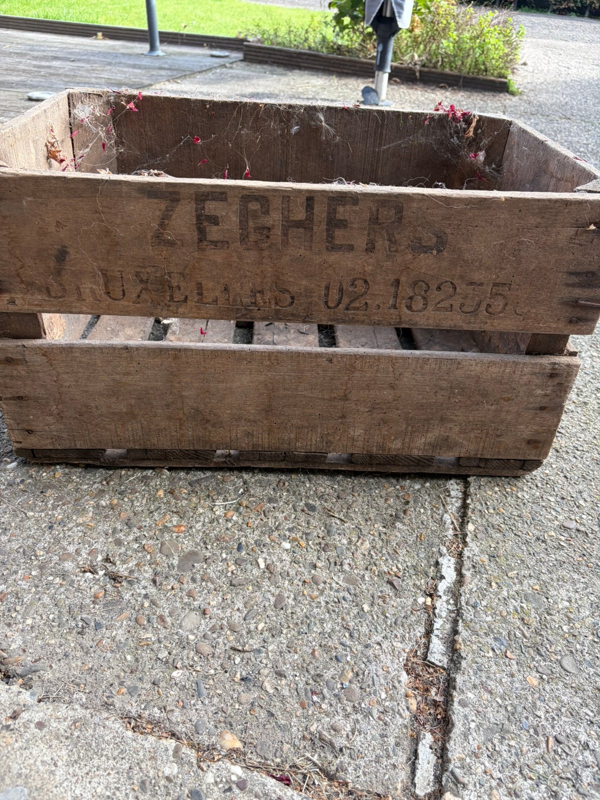 Oude houten kist, Tuin en Terras, Ophalen, Gebruikt
