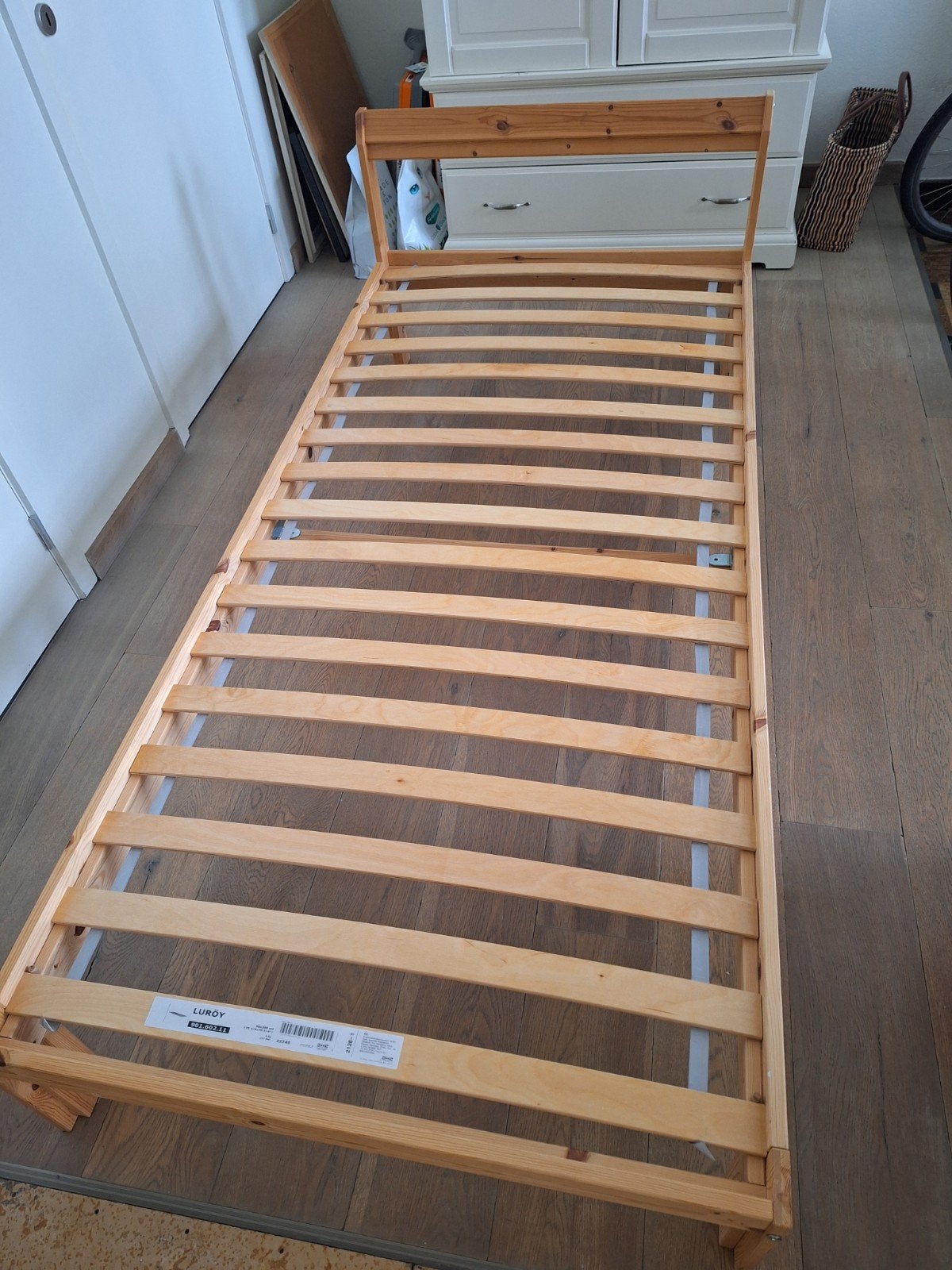 Ikea eenpersoonsbed Neiden en lattenbodem Luroy, Ophalen
