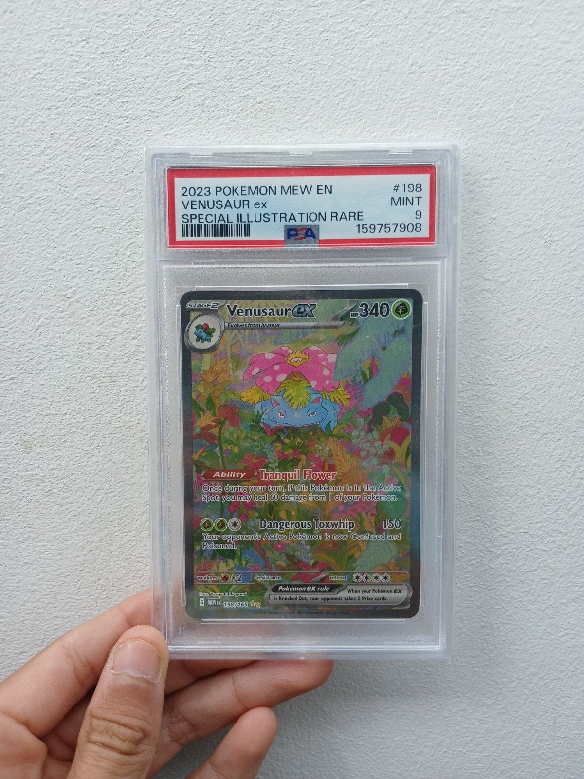 Venusaur Ex Psa 9, Ophalen, Nieuw, Losse kaart