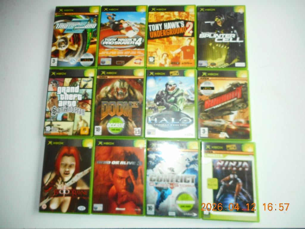 Xbox Original Games, Enlèvement ou Envoi, Aventure et Action, Utilisé, Ordinateurs reliés