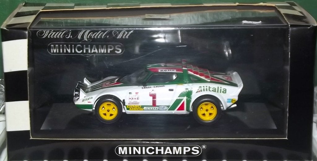 Lancia Stratos 1er Monte Carlo 1977 - Echelle 1:43, Hobby en Vrije tijd, Modelauto's | 1:43, Ophalen of Verzenden, Gebruikt, Auto