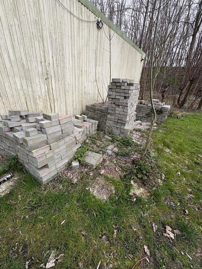 Betonklinkers, Tuin en Terras, Ophalen, Gebruikt