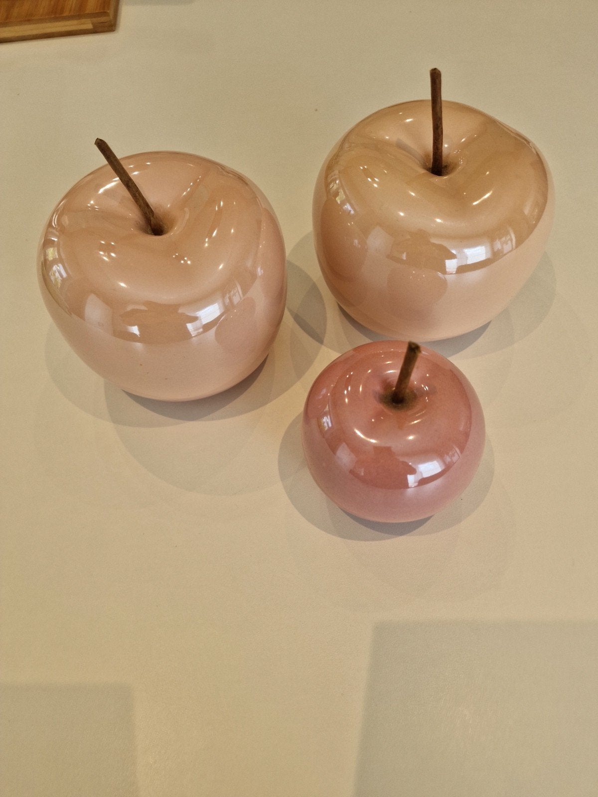 pomme décorative, Huis en Inrichting, Steen/keramiek, Ophalen, Zo goed als nieuw, 9 cm