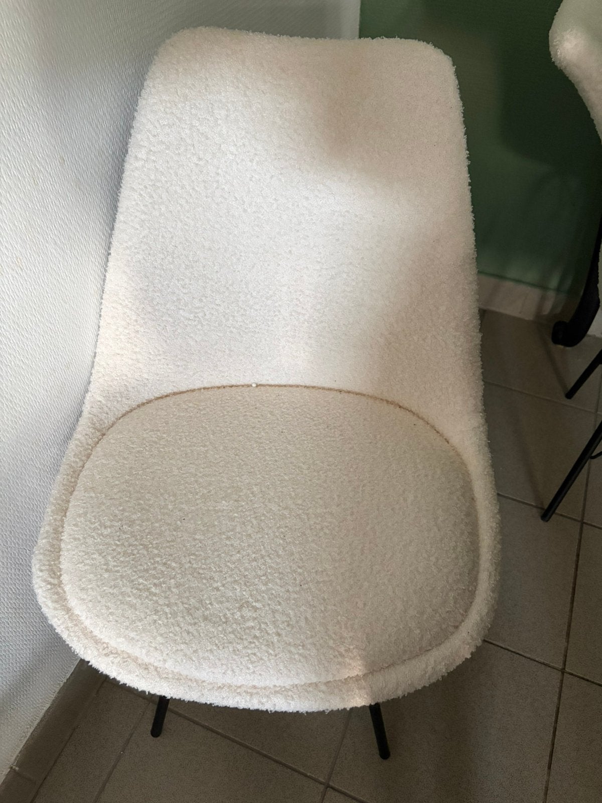 Eet kamer stoelen teddy, Ophalen, Nieuw, Wit, Vier