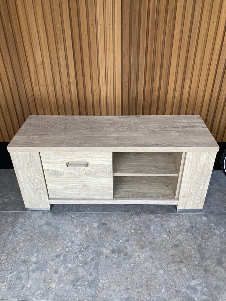 Tv kast, Huis en Inrichting, Ophalen, Gebruikt, 100 tot 150 cm, Landelijk