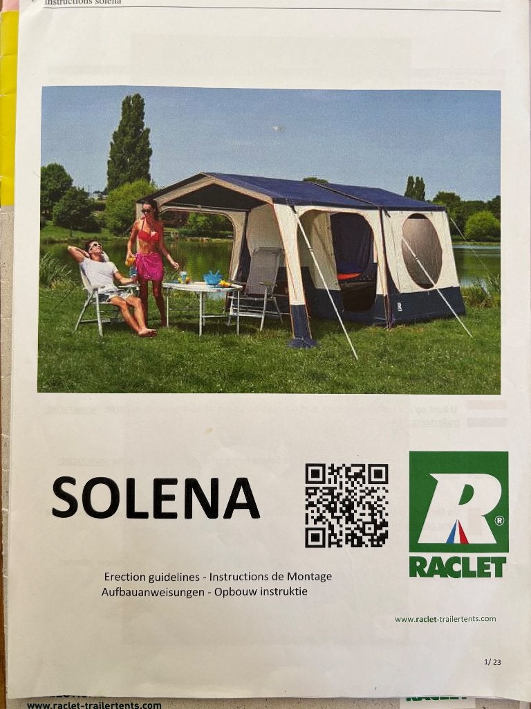 Caravane pliante, Caravanes & Camping, Raclet, Enlèvement, Multicolore, Jusqu'à 2