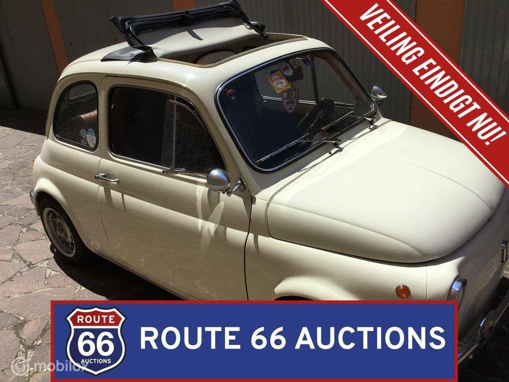 Fiat 500 | 1971 | Route 66 Auctions, Autos, Achat, Entreprise, Boîte manuelle, Autre carrosserie