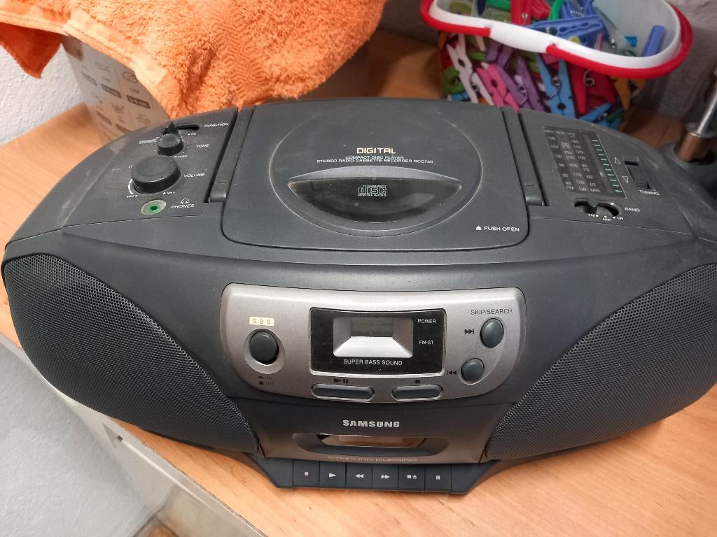 Radio Cd speler samsung, TV, Hi-fi & Vidéo, Enlèvement, Radio, Avec lecteur de CD