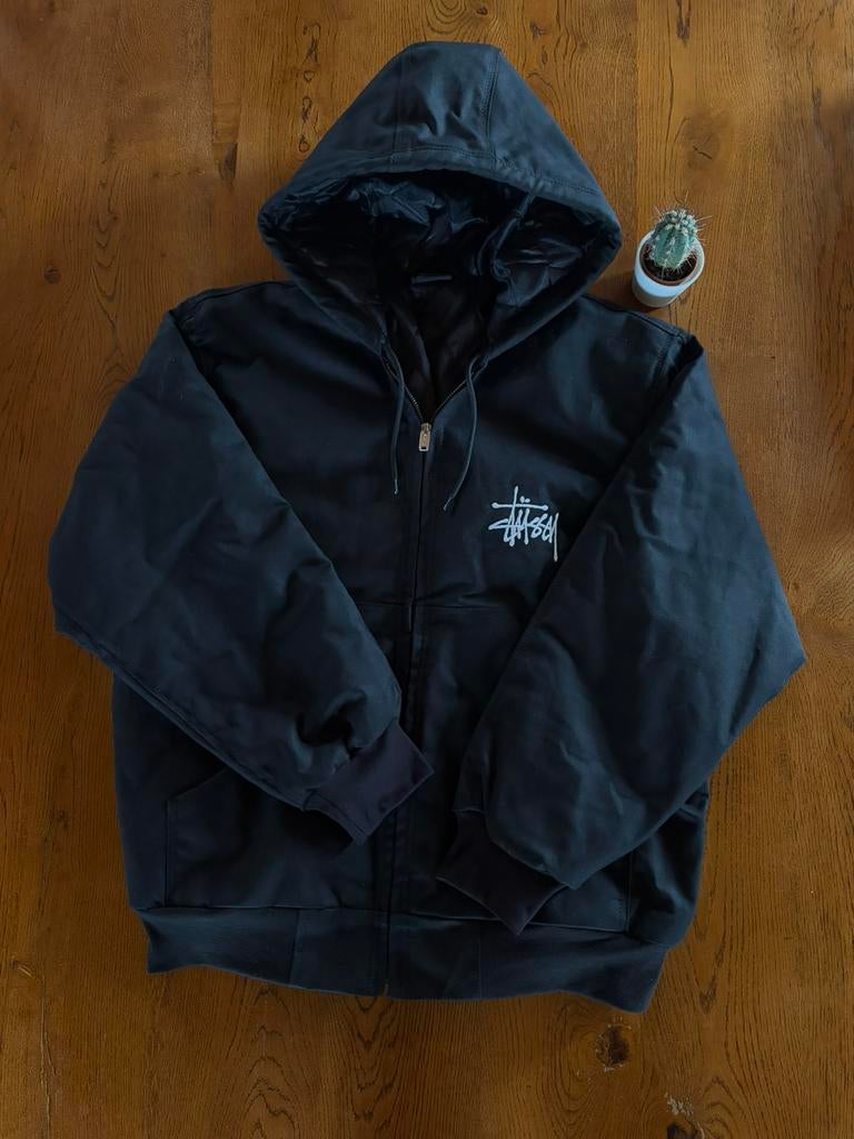 Stüssy Jas – Maat L – Wind- & Regenproof, Kleding | Heren, Jassen | Winter, Nieuw, Maat 52/54 (L), Zwart, Ophalen of Verzenden