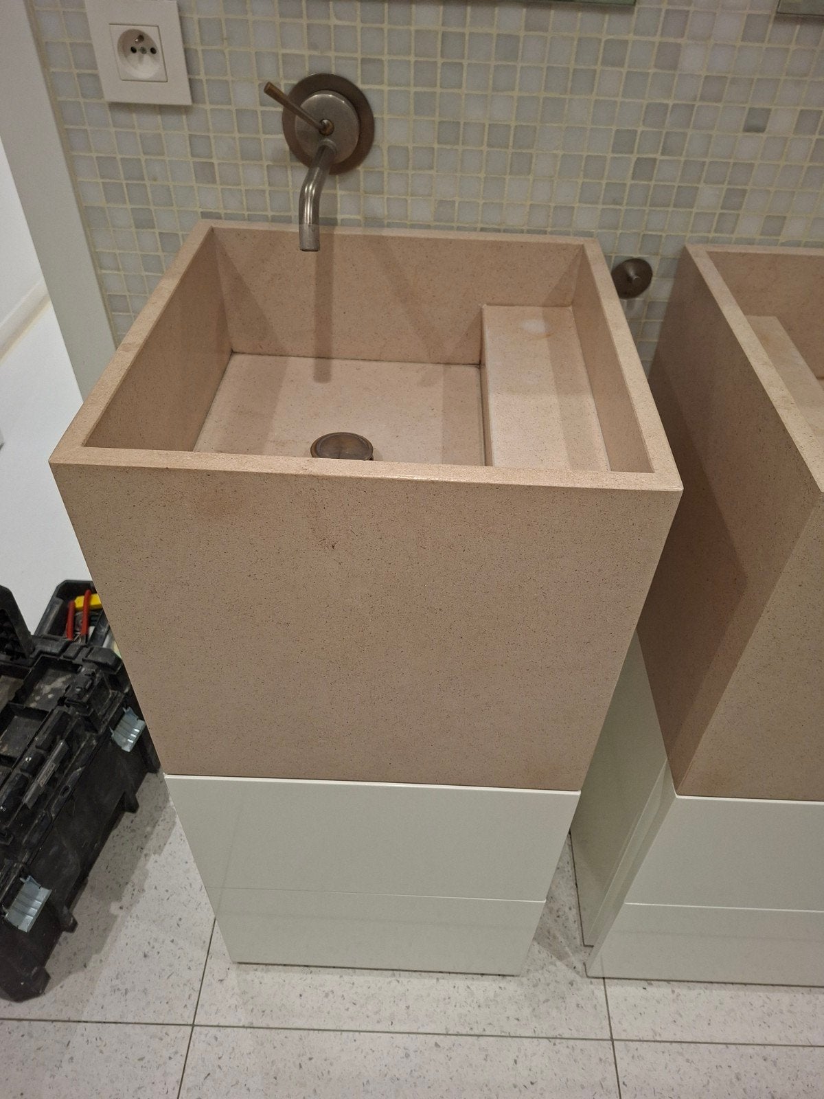 Meubles de salle de bain avec lavabo., Maison & Meubles, Enlèvement ou Envoi