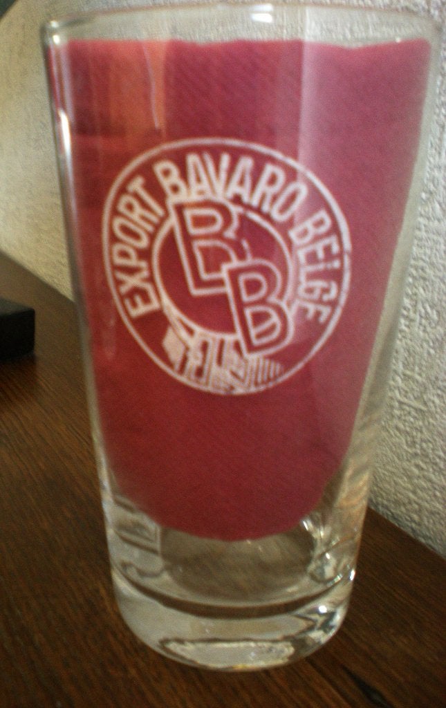 BAVARO BELGE Export, Ophalen of Verzenden, Zo goed als nieuw, Glas of Glazen