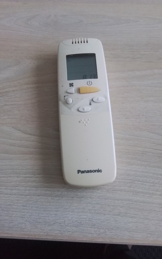 Panasonic airco  afstandbediening, Ophalen of Verzenden, Gebruikt, Wandairco, Afstandsbediening