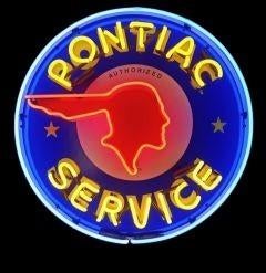 Pontiac service neon veel andere USA decoratie garage neons, Ophalen of Verzenden, Nieuw, Lichtbak of (neon) lamp