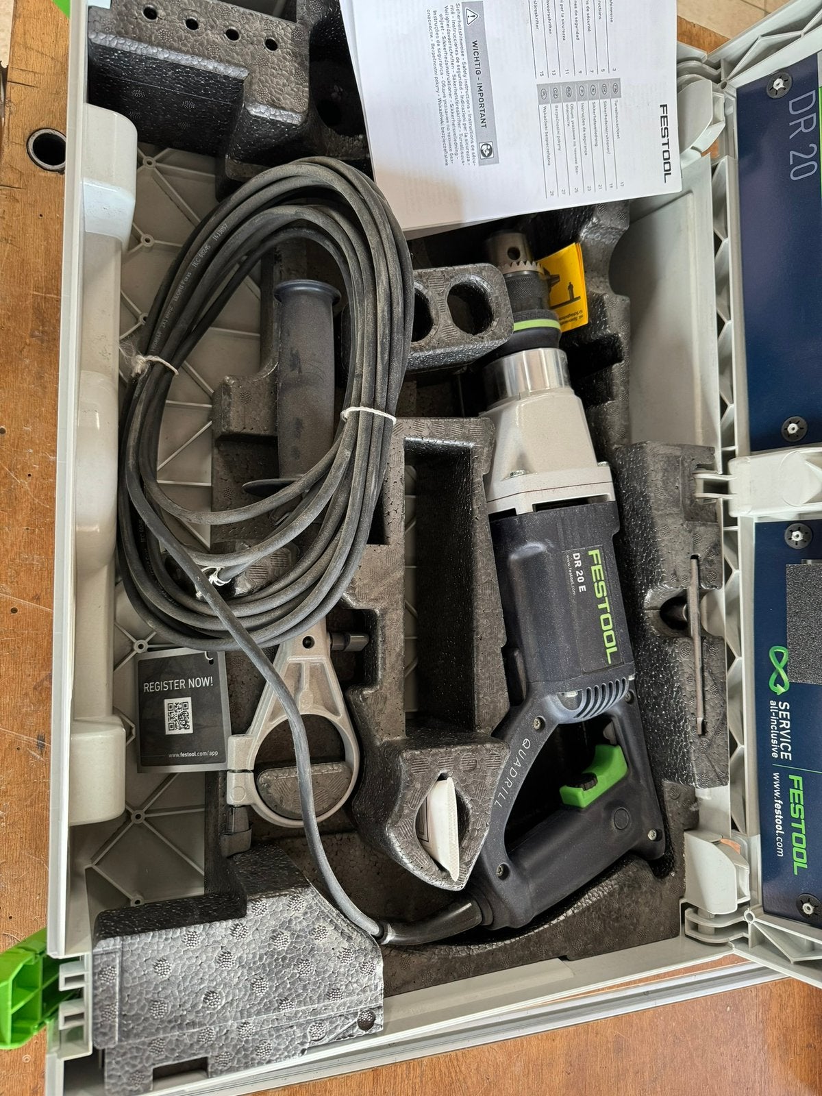 Festool power boormachine NIEUW !, Doe-het-zelf en Bouw, Gereedschap | Boormachines, Boormachine, 600 watt of meer, Nieuw, Ophalen of Verzenden