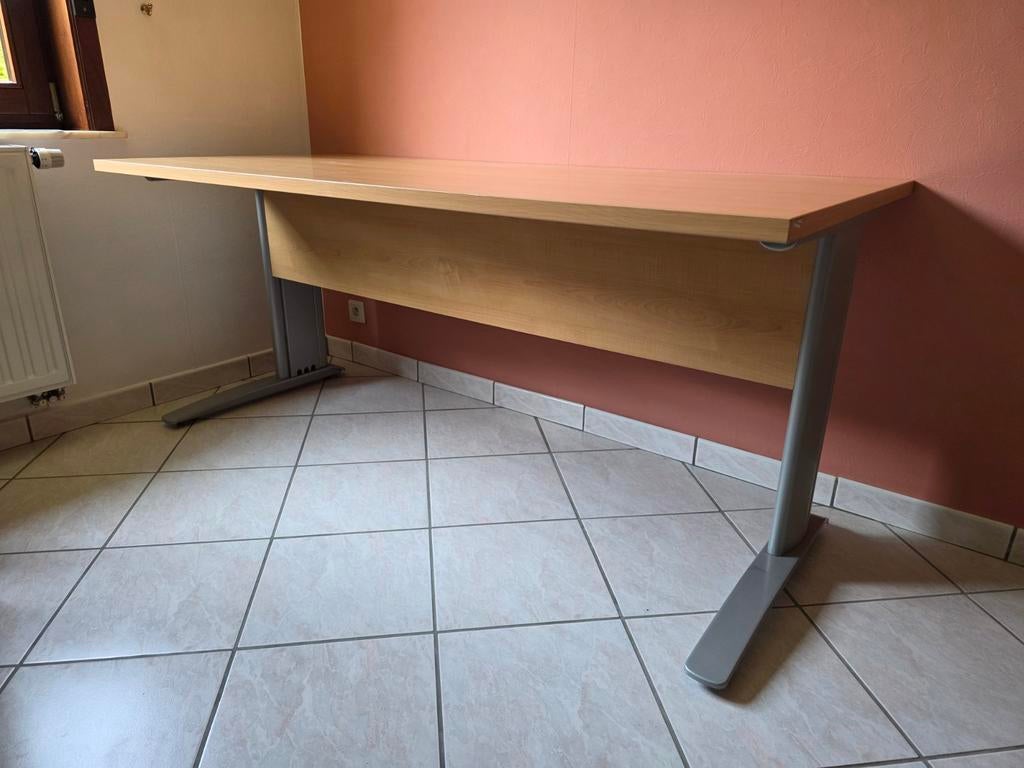 Bureau en angle 2x 160x80cms + arrondi 90, Maison & Meubles, Comme neuf, Bois, Moderne, Enlèvement