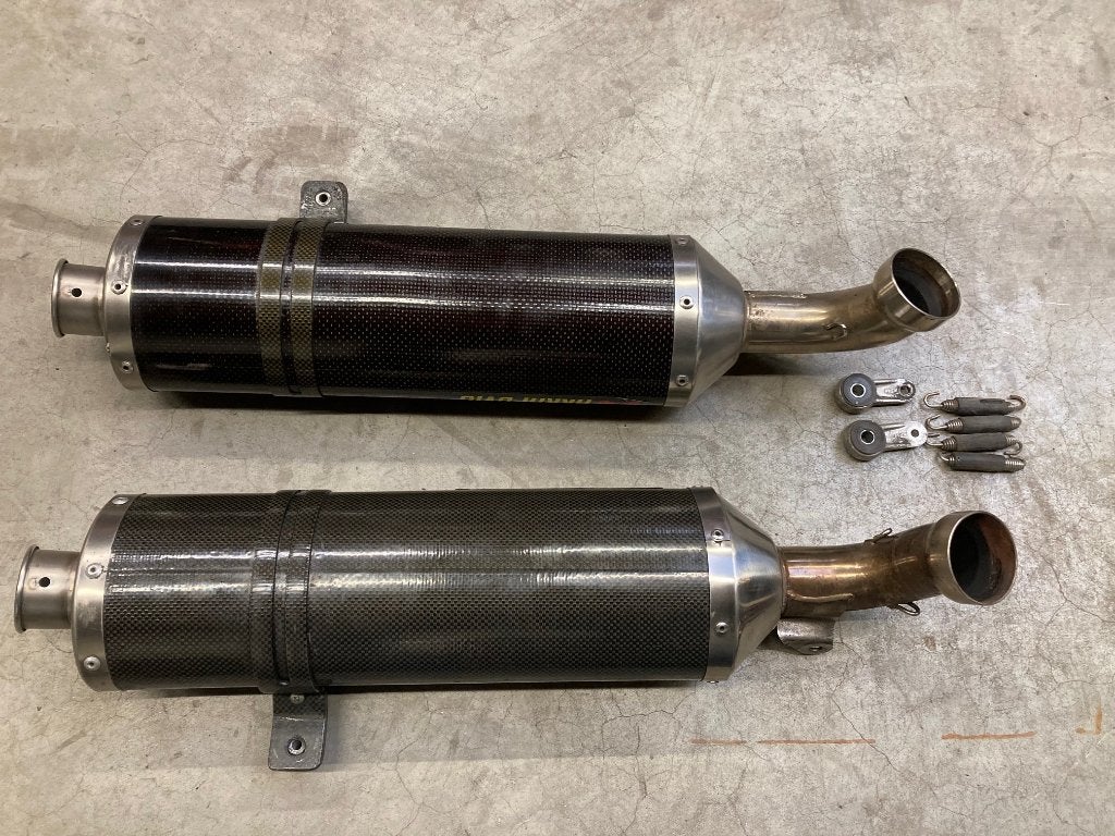 CILINDERKOP zadel koplamp SUBFRAME AKRAPOVIC krukas wielen, Ophalen of Verzenden, Gebruikt