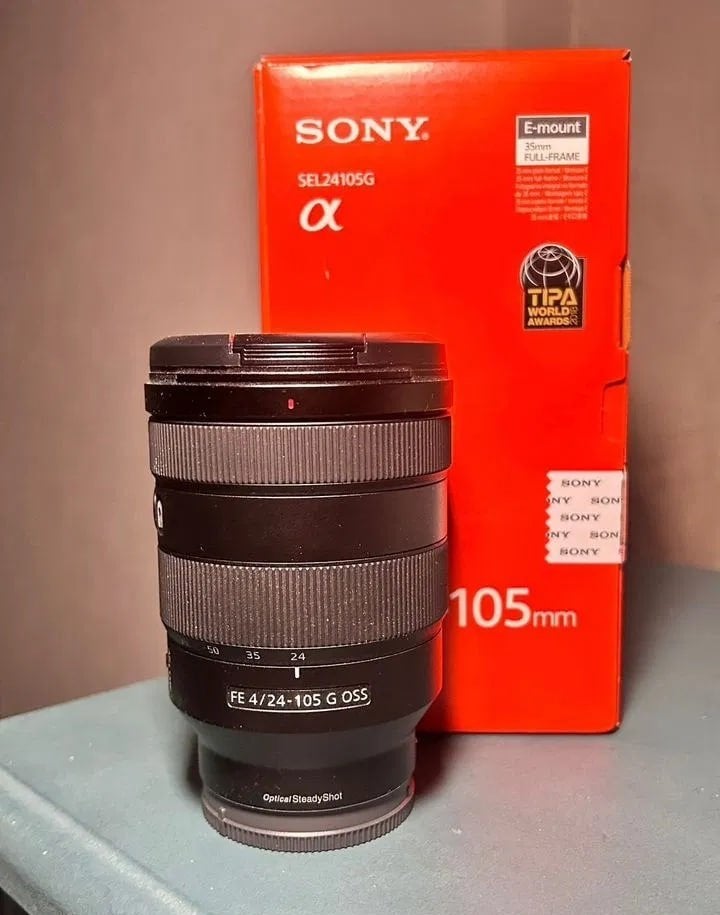 Sony FE 24-105mm f/4 G OSS, Sony, Ophalen of Verzenden, Zo goed als nieuw, Standaardlens