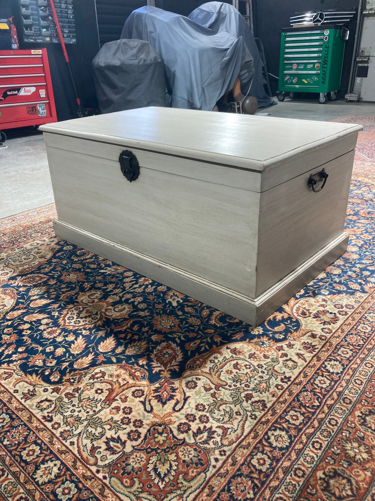 Mooie dekenkist/ salontafel, Huis en Inrichting, Woonaccessoires | Kisten, Ophalen, Zo goed als nieuw