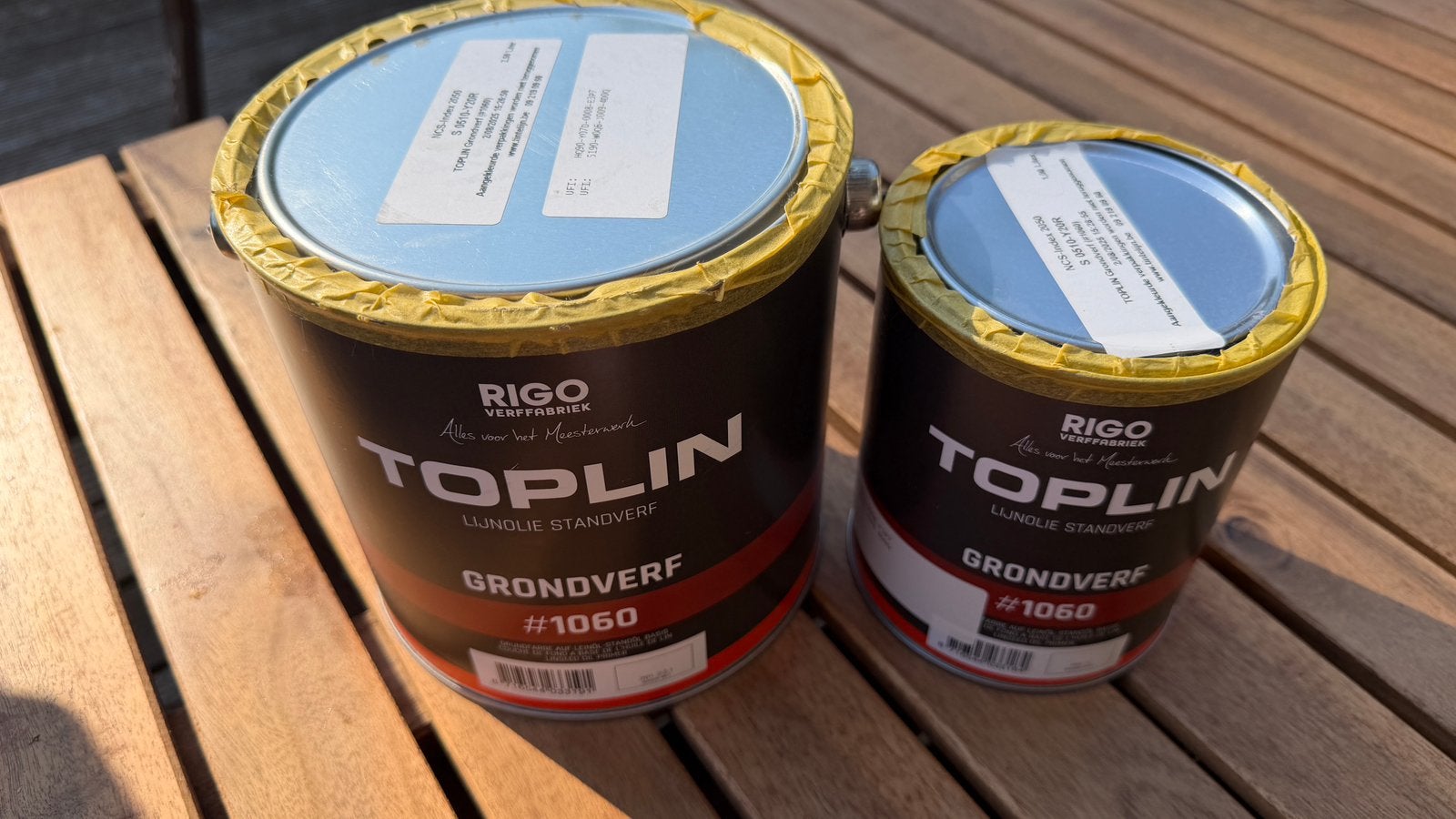 Toplin grondverf (lijnolie standverf) #1060 kleur S0510-Y20R, Ophalen, Beige, Nieuw, Verf
