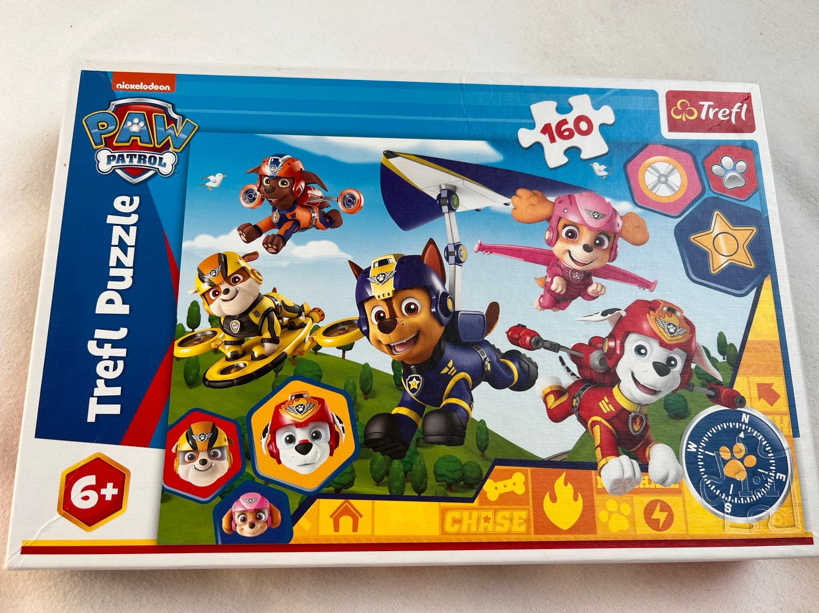 Puzzel paw patrol - 160 stuks, Ophalen of Verzenden, Zo goed als nieuw