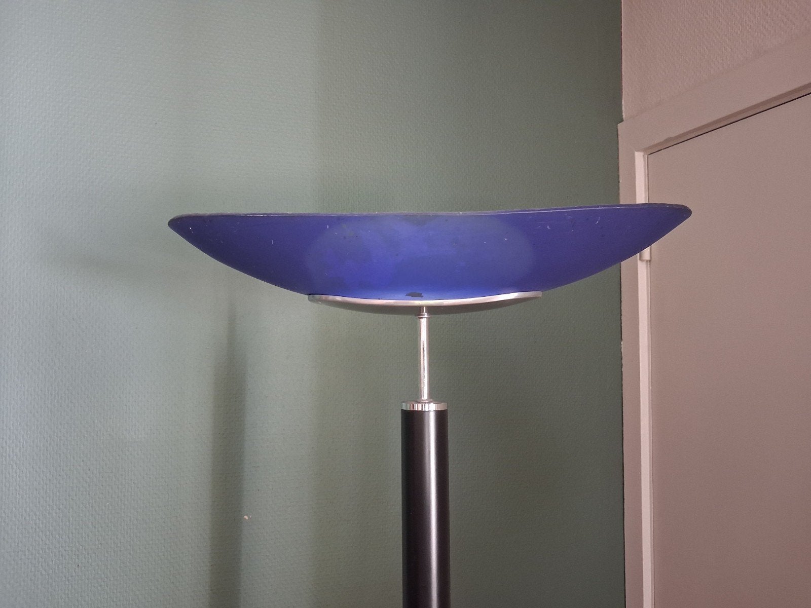 Luminaire halogène sur pied années 90, 75 cm ou plus, Verre, Enlèvement, Utilisé