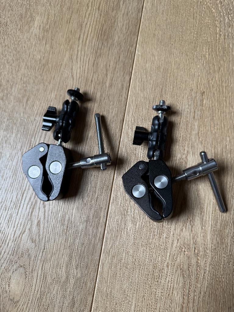 2 x SmallRig 2164 Crab-Shaped Clamp with Ballhead Magic Arm, Ophalen, Gebruikt
