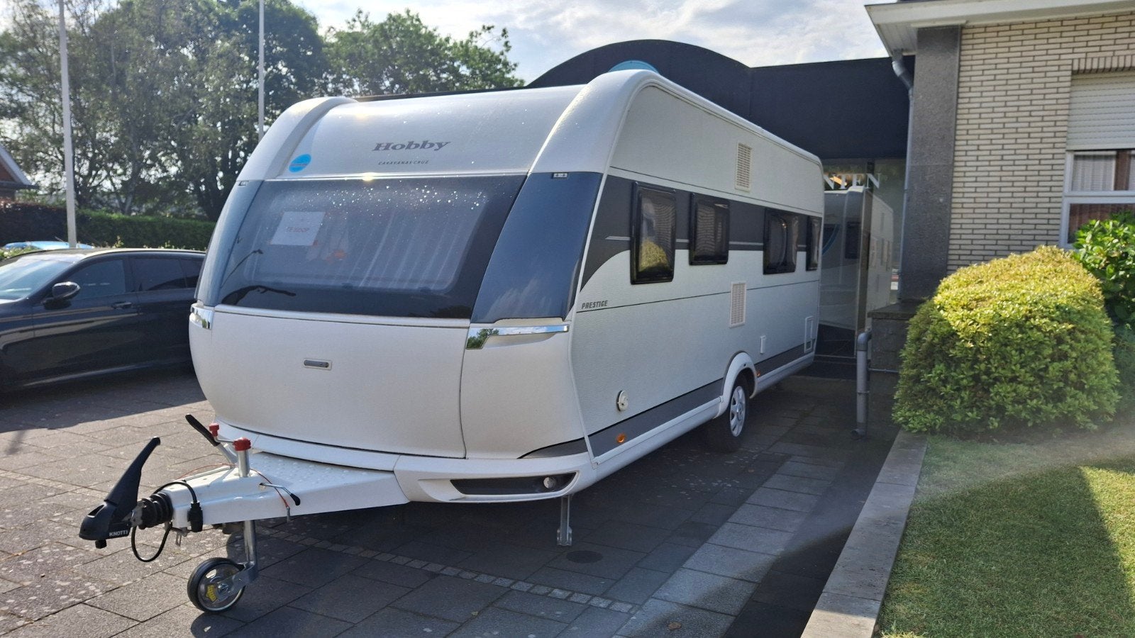 Hobby 560 WLU Prestige + MOVER + VOORTENT, Caravans en Kamperen, Mover, Rondzit, Hobby, Particulier