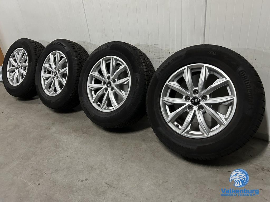 7-8mm! Originele Audi Q5 80A 17 inch velgen 5x112 winterband, Auto-onderdelen, Banden en Velgen, Gebruikt, -, -, Banden en Velgen
