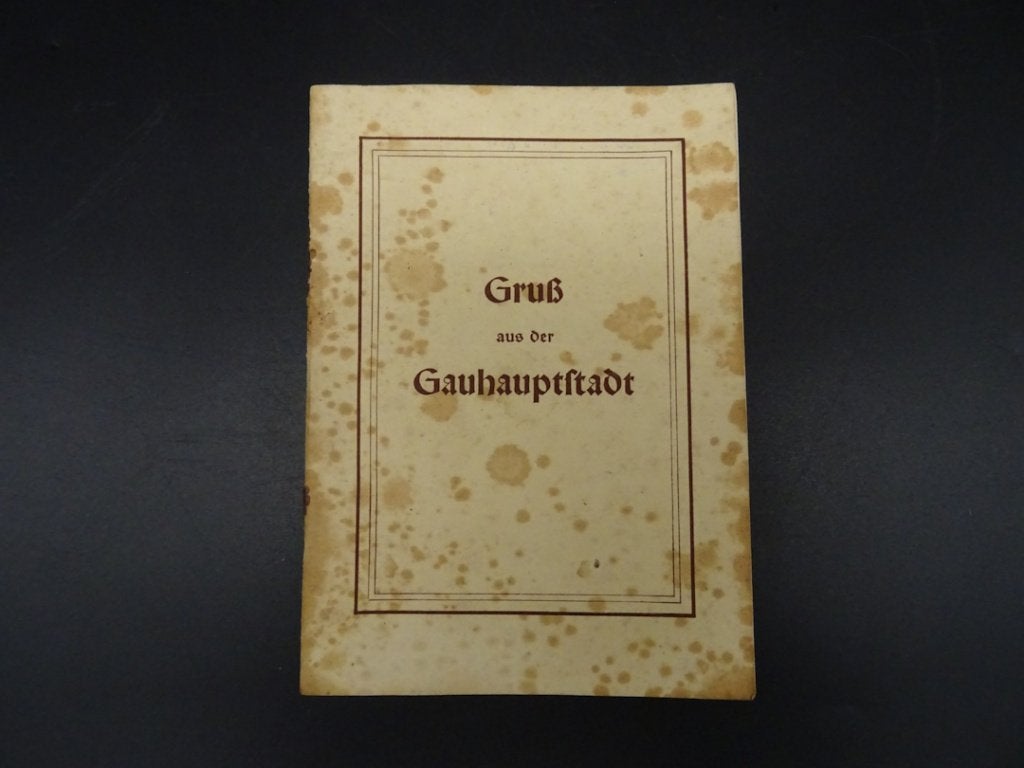 Duits boekje wo2 GruB aus der Gauhauptstadt 1940, Ophalen of Verzenden, Overige soorten, Boek of Tijdschrift