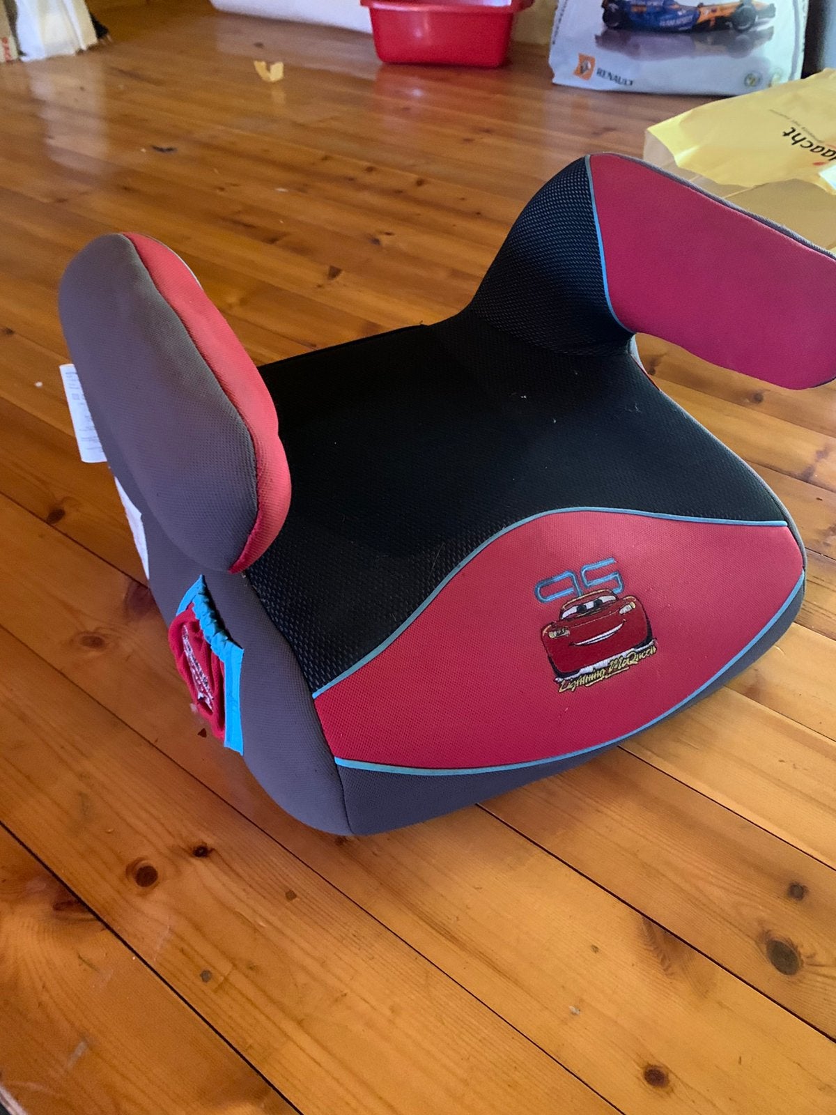 Disney Cars zitverhoger  Lightning McQueen., Enlèvement, Utilisé