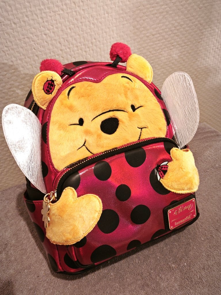 Sac Loungefly Winnie l'Ourson Coccinelle NEUF, Neuf, Autres marques, Enlèvement ou Envoi, Www.loungefly.com