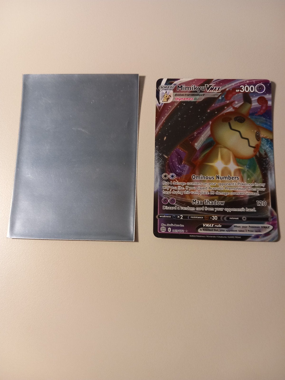 mimikyu Vmax, Enlèvement ou Envoi, Neuf, Cartes en vrac, Foil