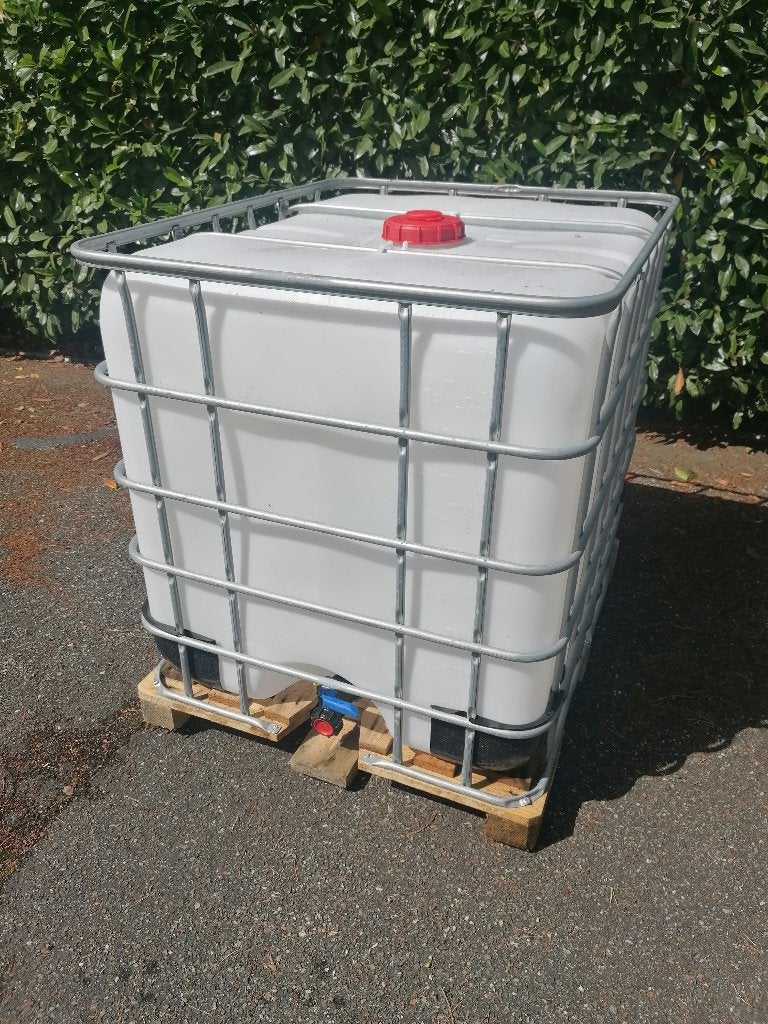 ibc container 1000l, 150 liter of meer, Ophalen, Zo goed als nieuw, Met kraantje