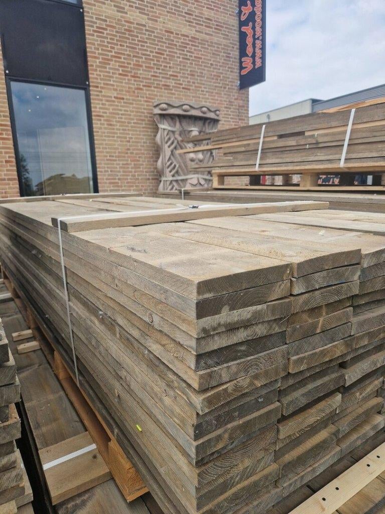 OUDE STEIGERPLANKEN 30X200MM, Doe-het-zelf en Bouw, Ophalen