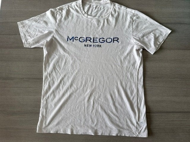 T-shirt McGregor taille M (nr2499a), Enlèvement ou Envoi, Comme neuf, Blanc, Taille 48/50 (M)