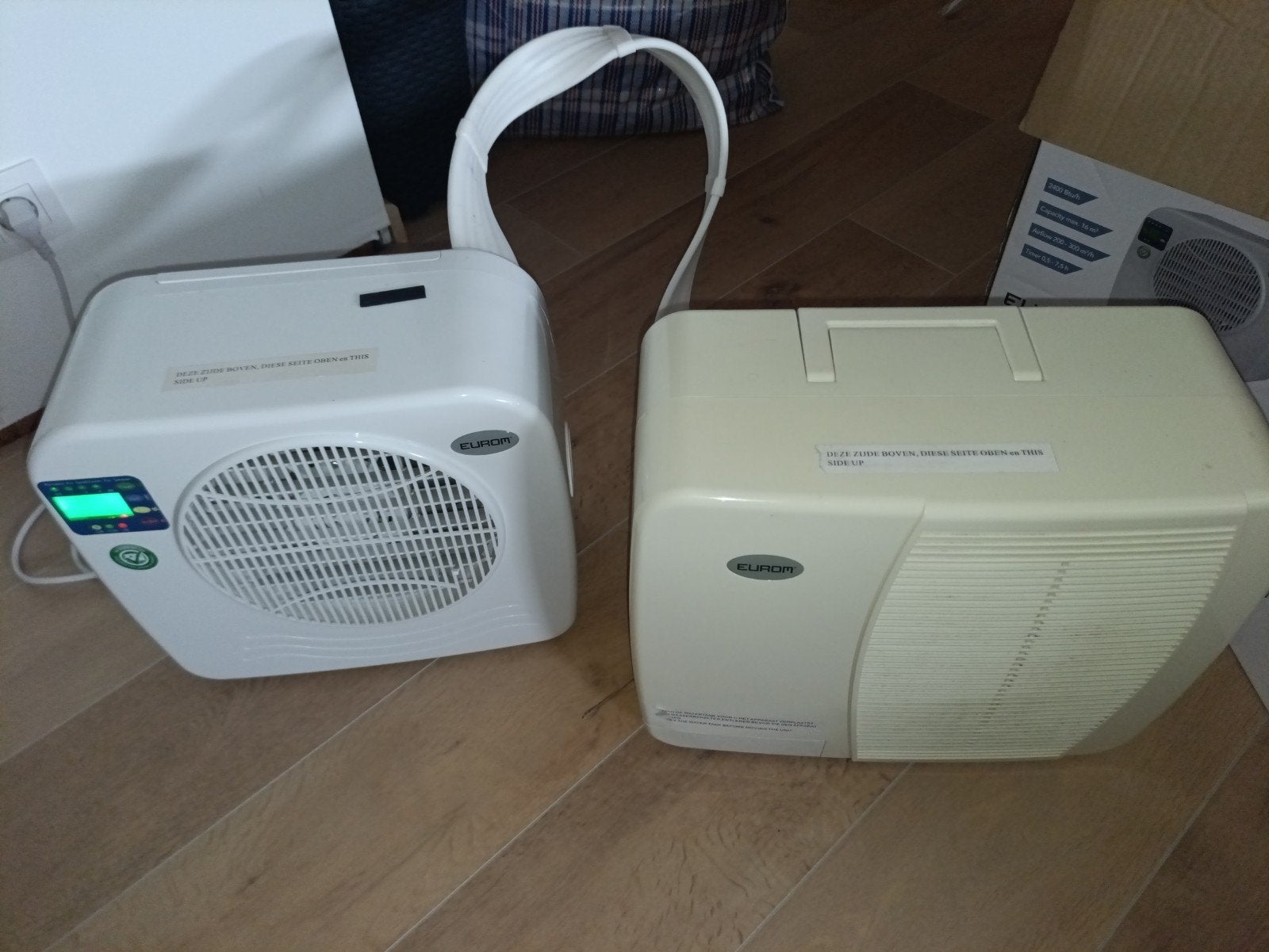 Eurom ac2401 split airco, Ophalen