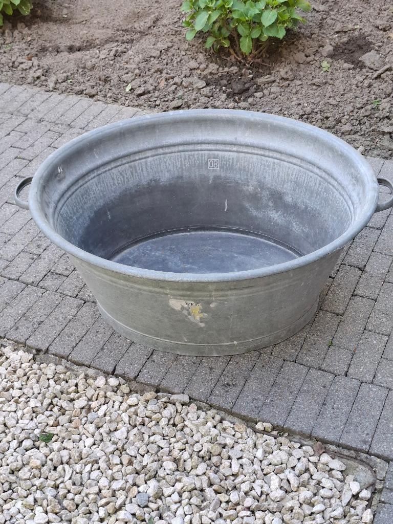 Cuve en zinc, Jardin & Terrasse, Comme neuf, 30 à 60 cm, Enlèvement, 60 à 100 cm