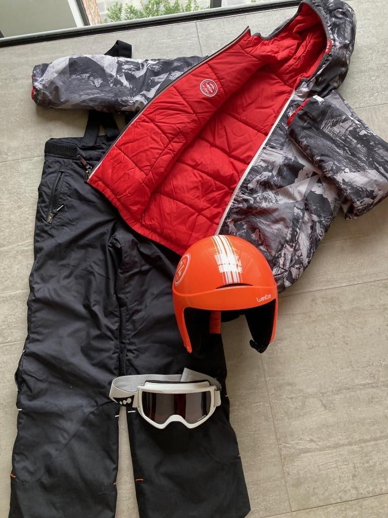 Pakket skikledij voor jongen van 10 jaar, Sport en Fitness, Skiën en Langlaufen, Ophalen, Gebruikt