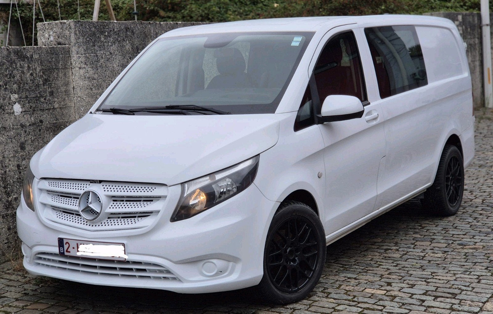 Mercedes vito doub cabine 5pls an2017.235mkm 9900€, Auto's, Euro 6, 1600 cc, Particulier, Bluetooth