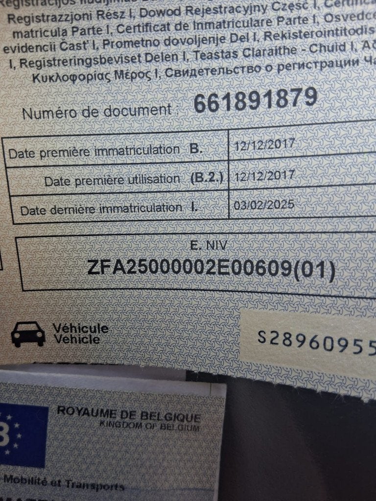 Fiat Ducato Maxi, L3 H2 (Euro 6B), Cuir, Alarme, Achat, 3 places