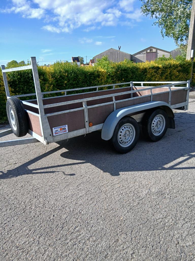 Aanhangwagen 750kg 3m x 1m55 in zeer goede staat!!, Ophalen, Zo goed als nieuw
