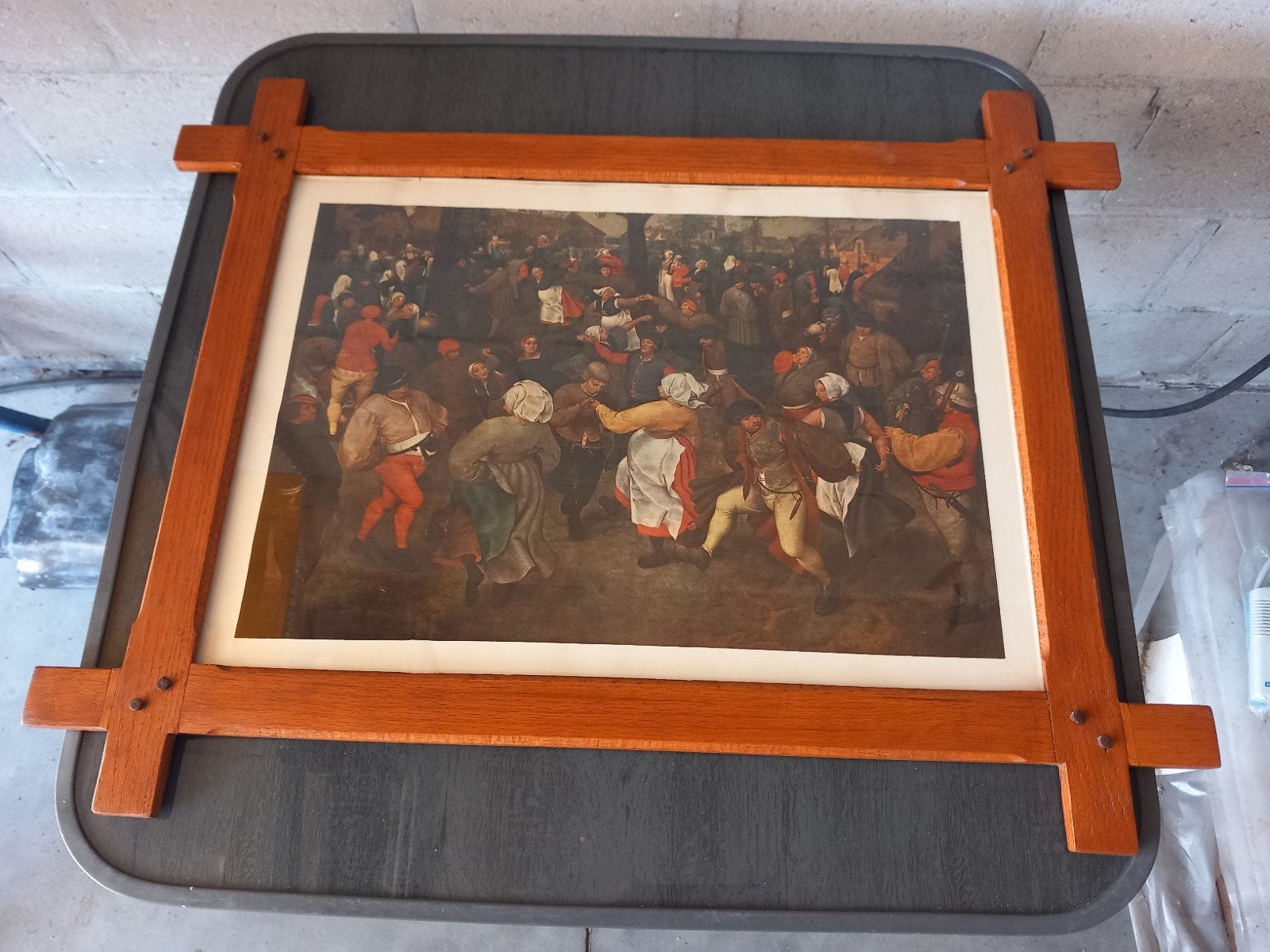 Kader Pieter Bruegel.  De oude (+/- 1552-1569 ), Enlèvement