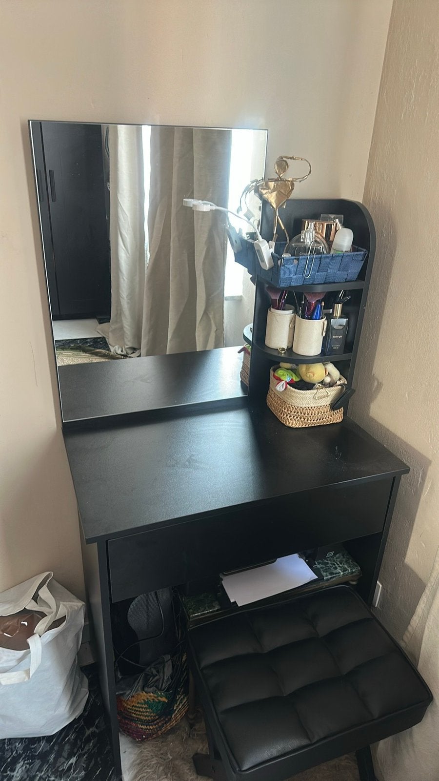 coiffeuse avec tabouret, Maison & Meubles, Enlèvement, Comme neuf