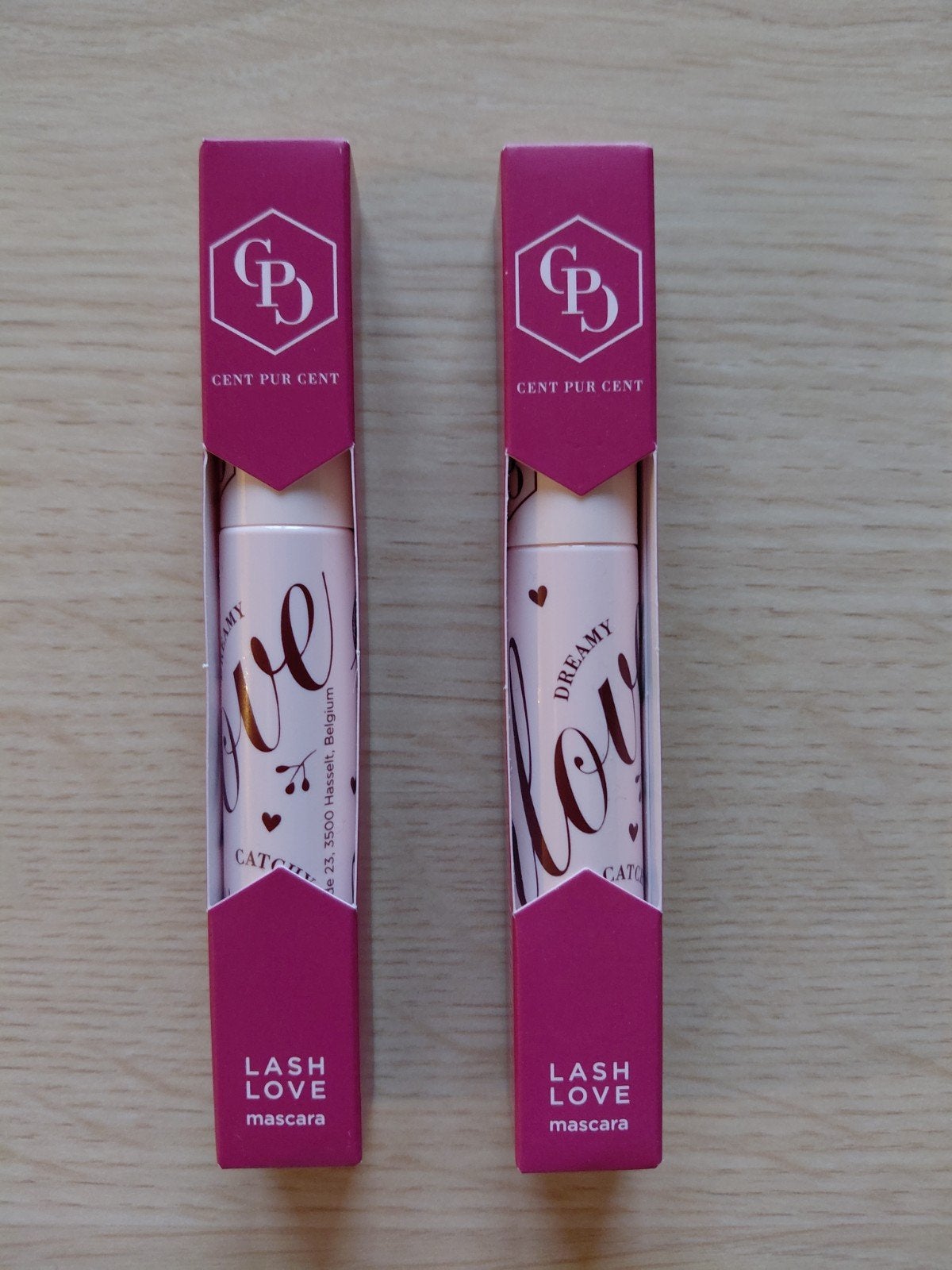 2x Cent Pur Cent LashLove Mascara zwart NIEUW !, Ophalen, Ogen, Zwart, Nieuw